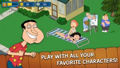Tangkapan layar Family Guy The Quest for Stuff