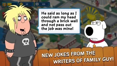 Tangkapan layar Family Guy The Quest for Stuff