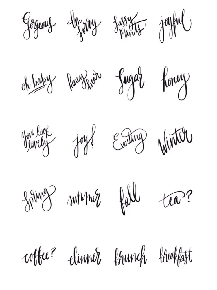 Hello Calligraphy Sticker Pack iPad 應用截圖