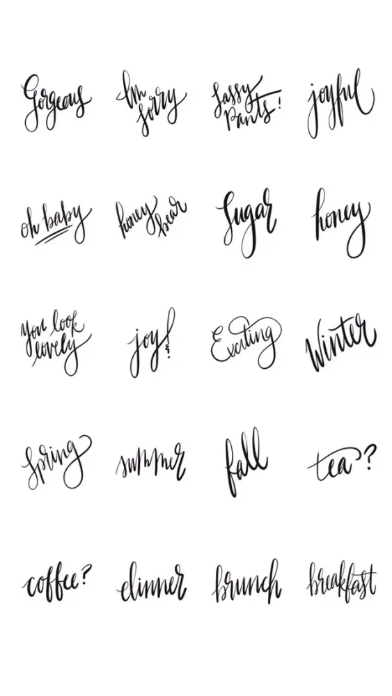 Hello Calligraphy Sticker Pack應用截圖