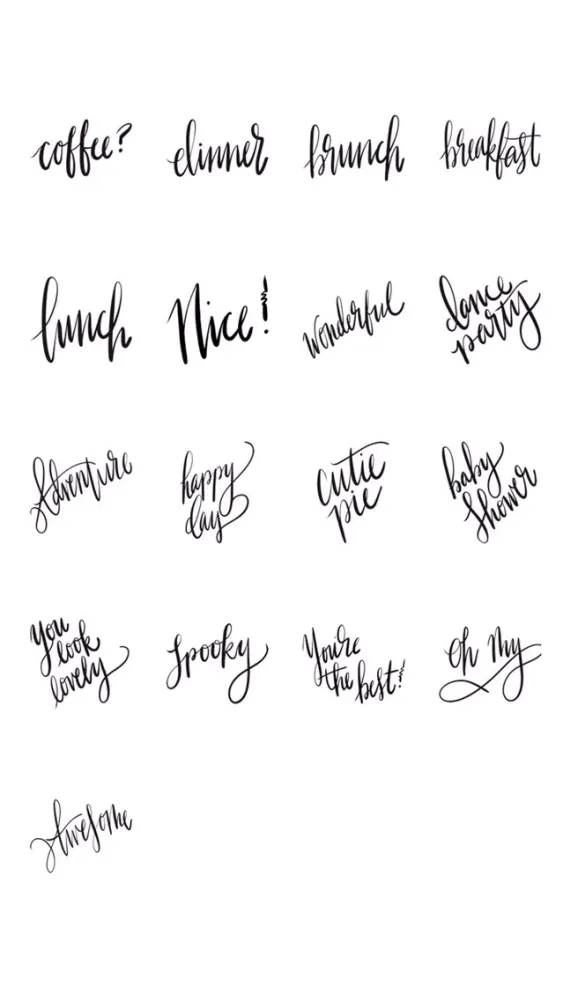 Hello Calligraphy Sticker Pack應用截圖