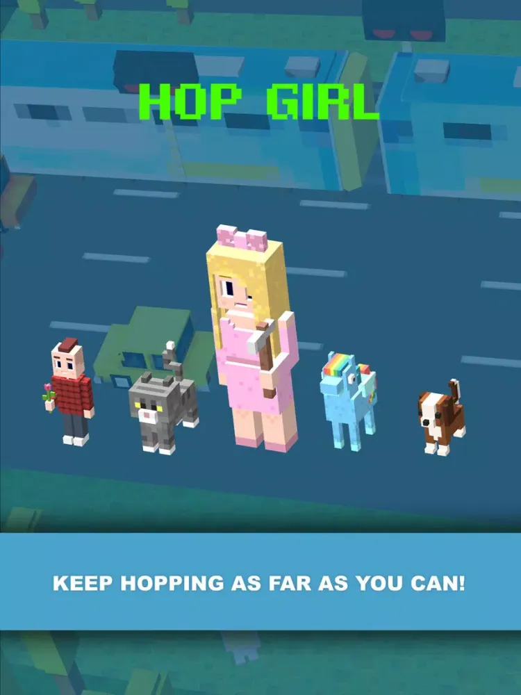 Tangkapan layar Hop Heroes: Road Jump Game iPad 