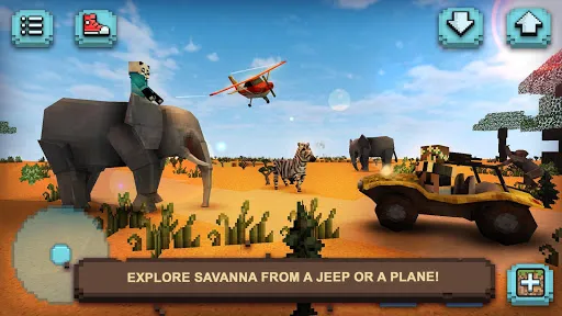 Savanna Safari Craft: Animals Screenshots