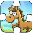 Farm Animal Puzzle Kids Game
