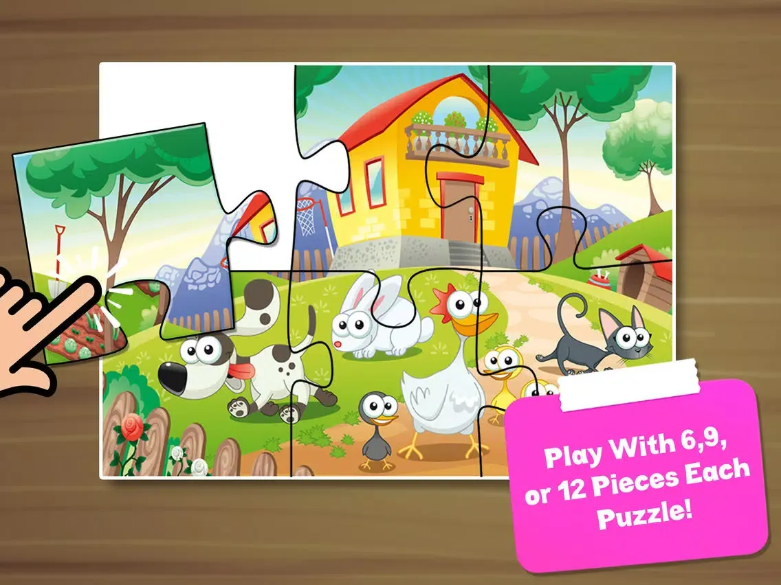 صور Farm Animal Puzzle Kids Game iPad 