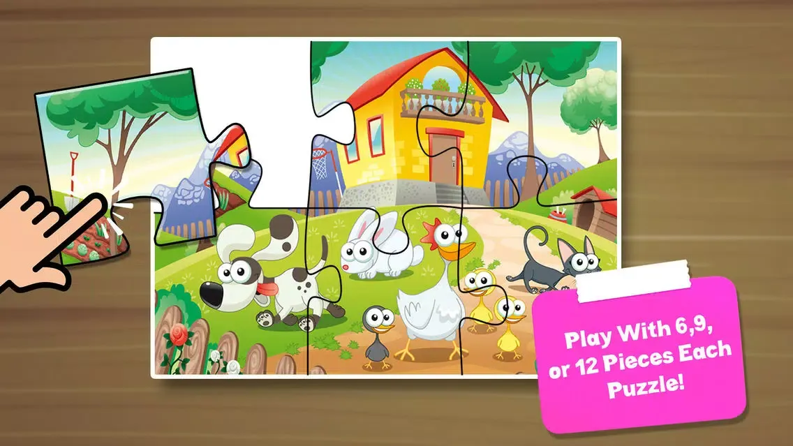صور Farm Animal Puzzle Kids Game