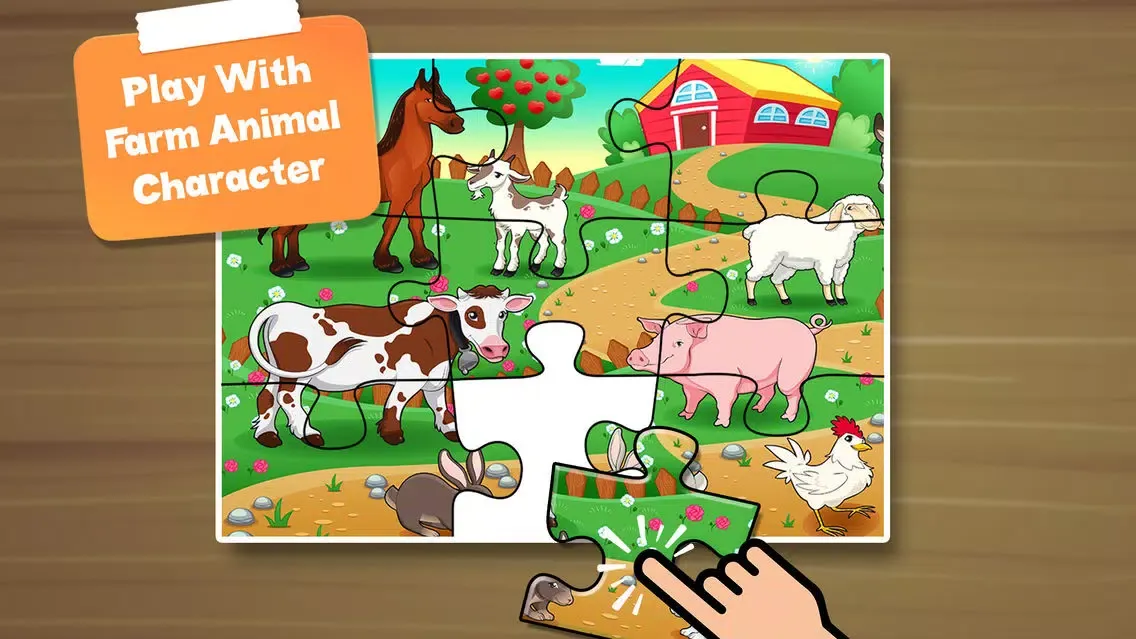 صور Farm Animal Puzzle Kids Game