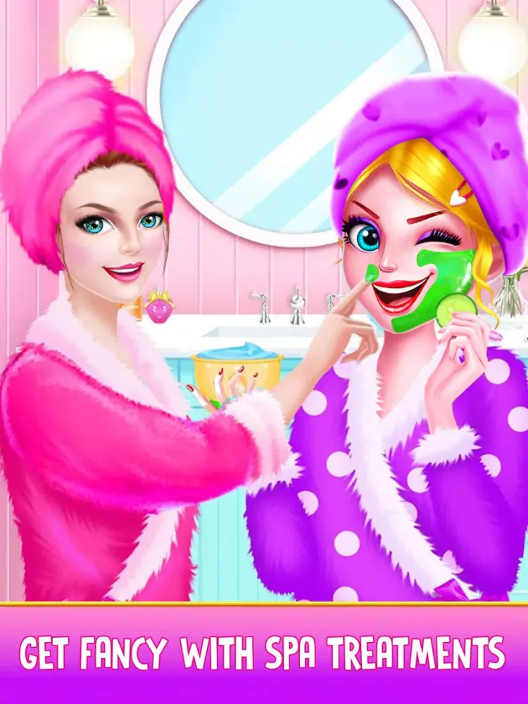 Tangkapan skrin Glam Doll Makeover And Salon iPad 