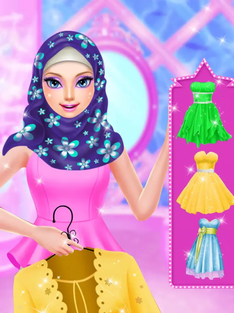 Zrzuty ekranu Hijab Doll Dressup And Makeup iPad 