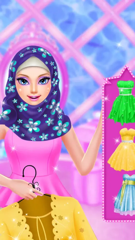Zrzuty ekranu Hijab Doll Dressup And Makeup