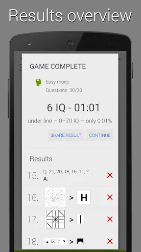 Capturas de pantalla de Brainiac test