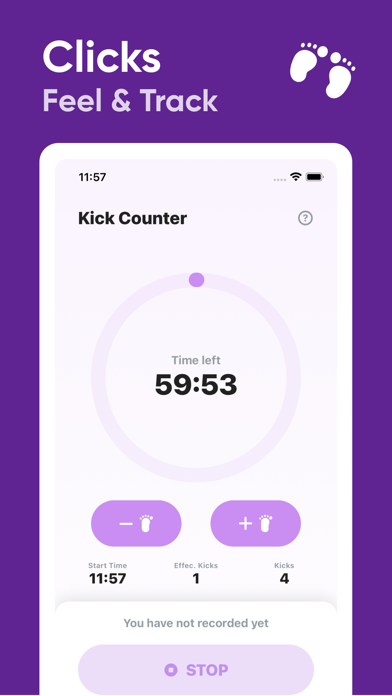 ภาพหน้าจอของ TinyBeat - Track My Pregnancy