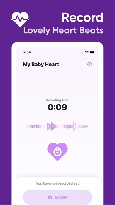ภาพหน้าจอของ TinyBeat - Track My Pregnancy