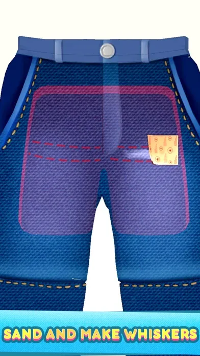 صور Denim Whiskering 3D