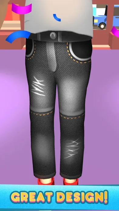 صور Denim Whiskering 3D