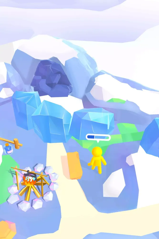 Tangkapan layar Frozen Glacier