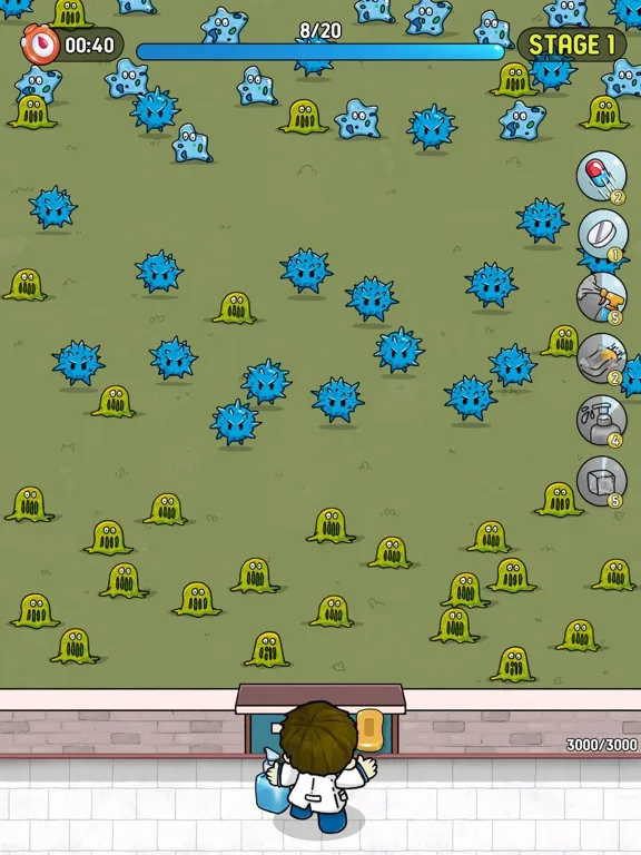 Tangkapan skrin Germ Emergency iPad 