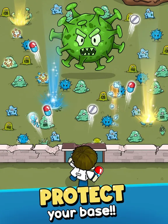 Tangkapan skrin Germ Emergency iPad 