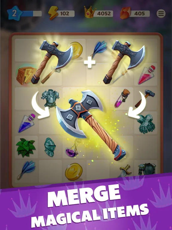 Ảnh chụp màn hình của Merge Empress iPad 
