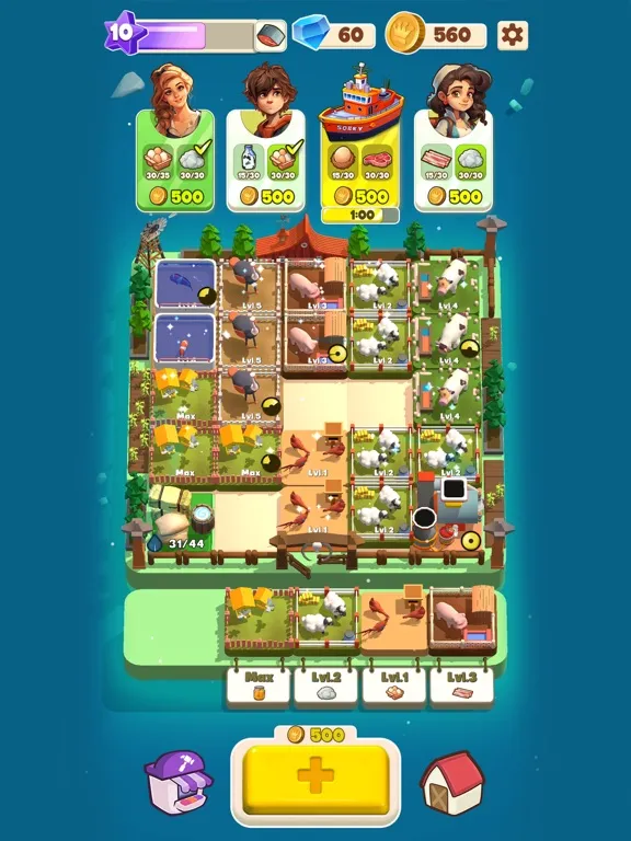 تصاویر Merge Farming Games iPad 