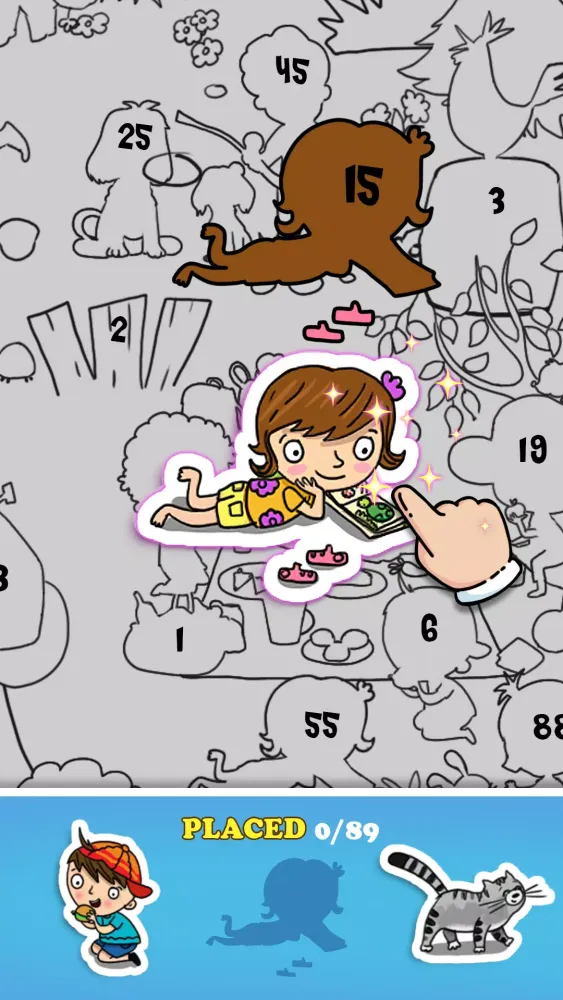 Capturas de tela do Stickers Puzzle:Match by Color