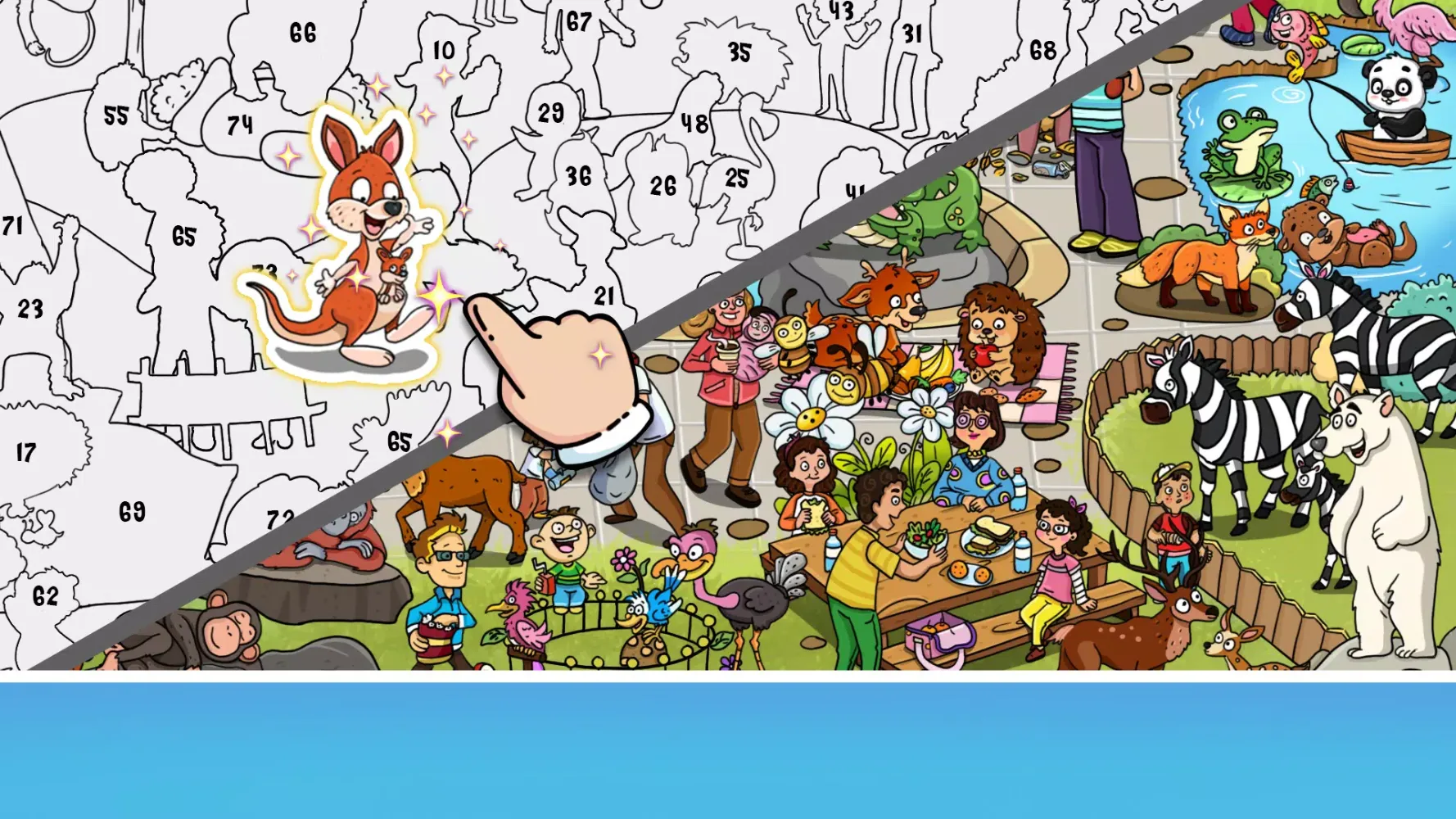 Capturas de tela do Stickers Puzzle:Match by Color