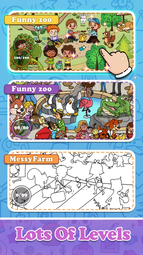 Capturas de tela do Stickers Puzzle:Match by Color