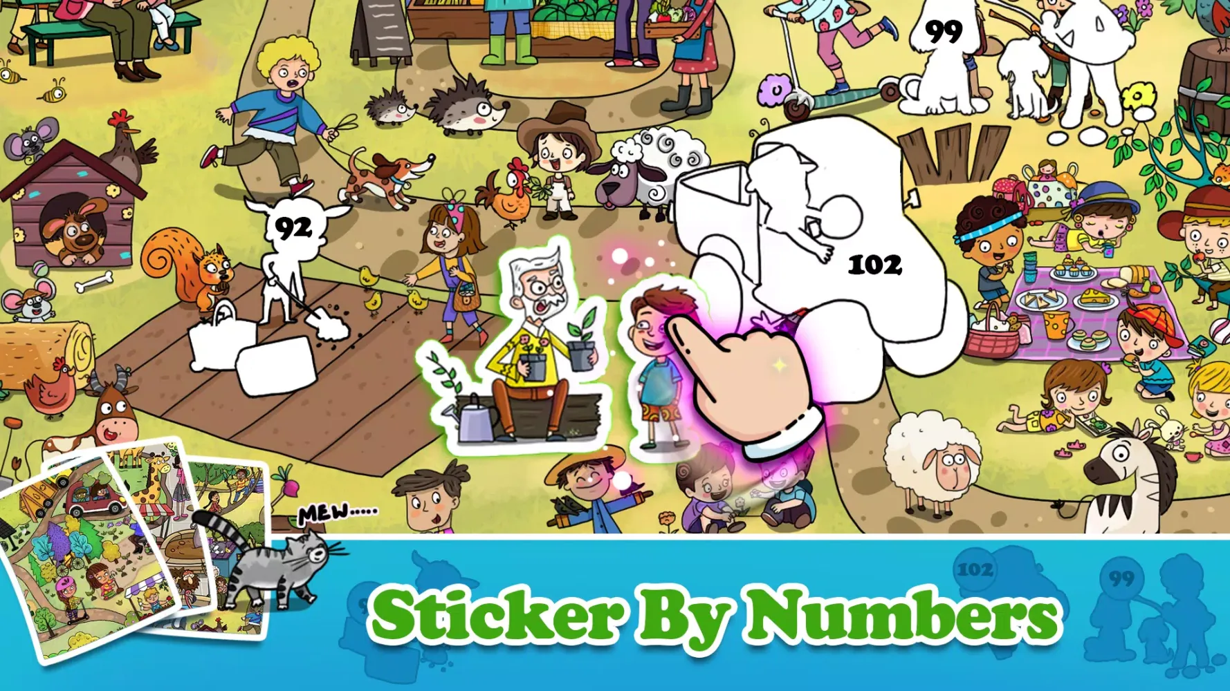 Capturas de tela do Stickers Puzzle:Match by Color