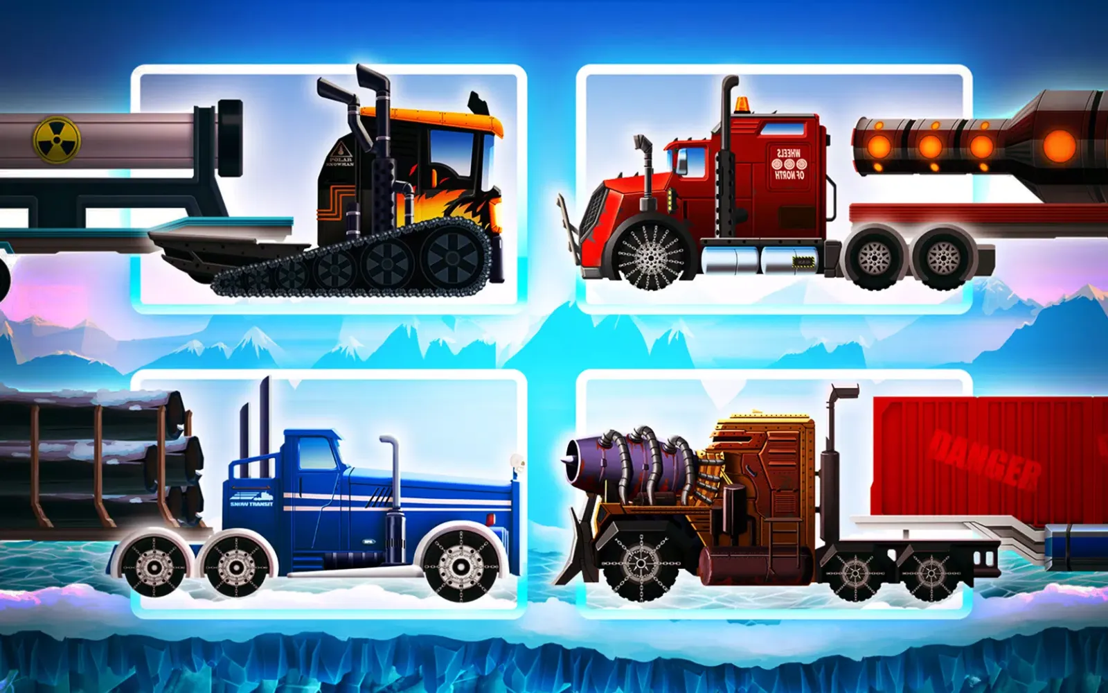 Ice Road Truck Driving Race应用截图