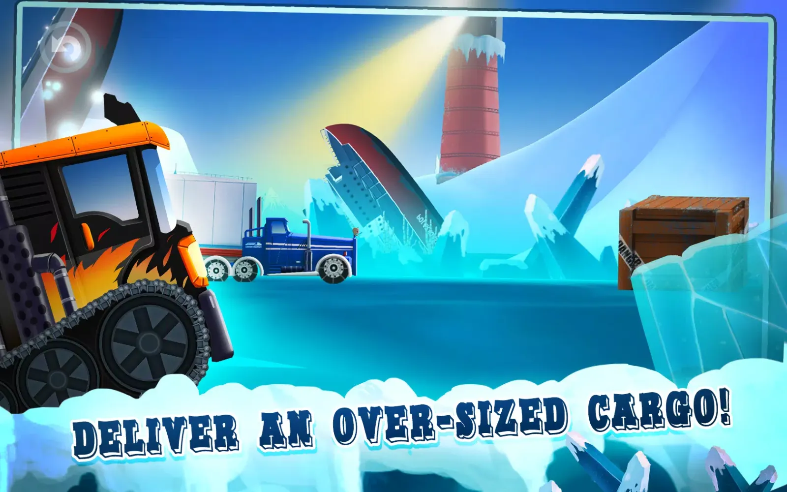Ice Road Truck Driving Race应用截图