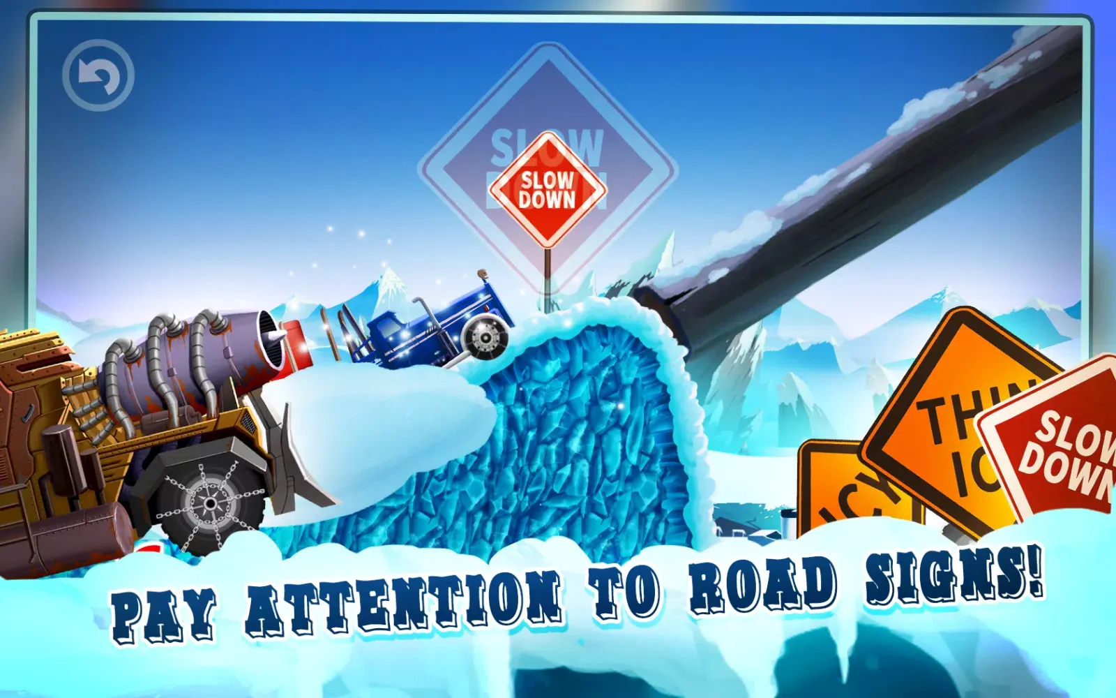 Ice Road Truck Driving Race应用截图