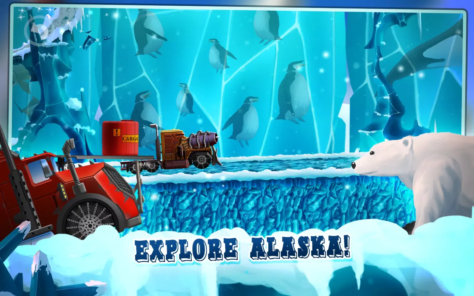 Ice Road Truck Driving Race应用截图