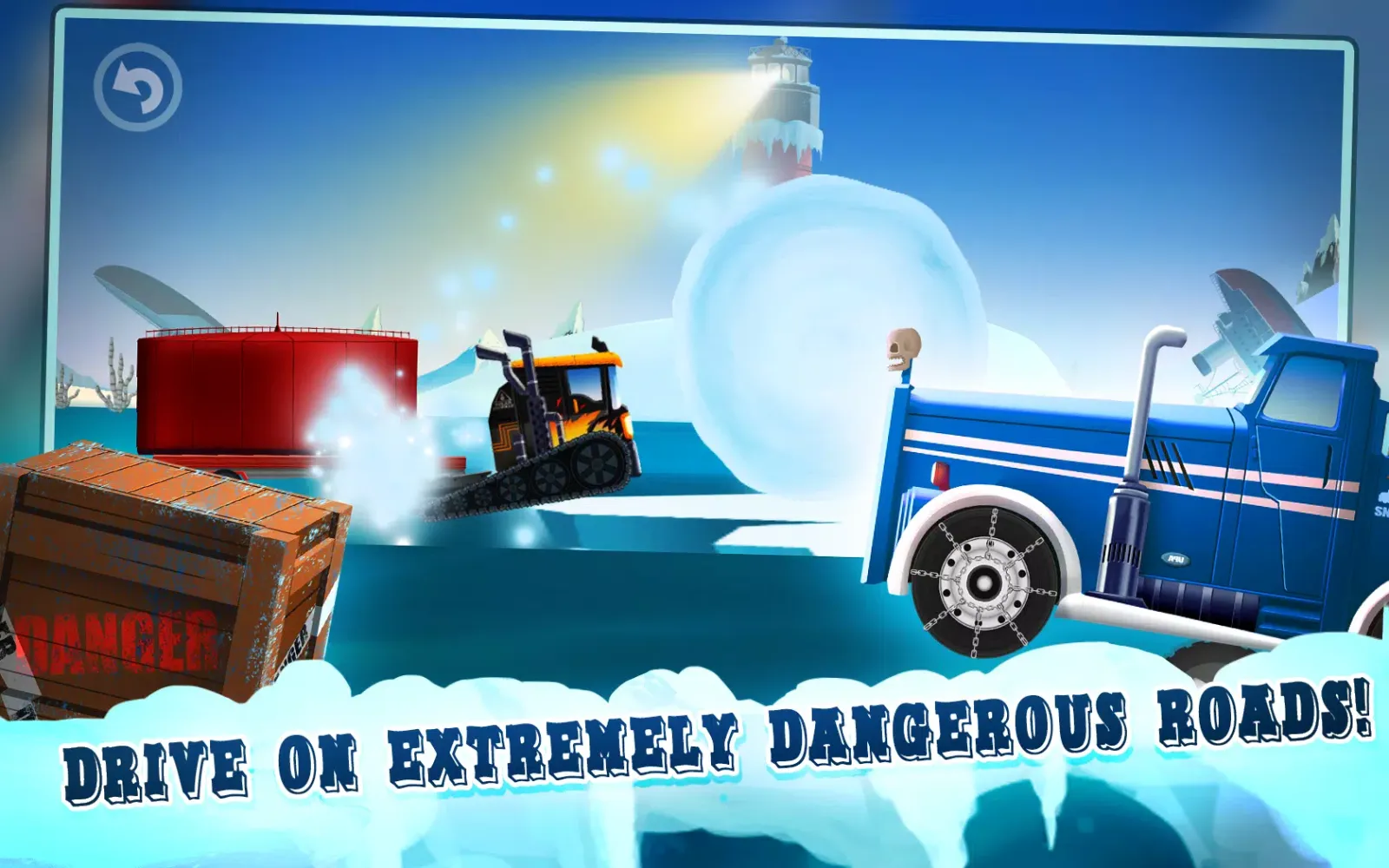 Ice Road Truck Driving Race应用截图