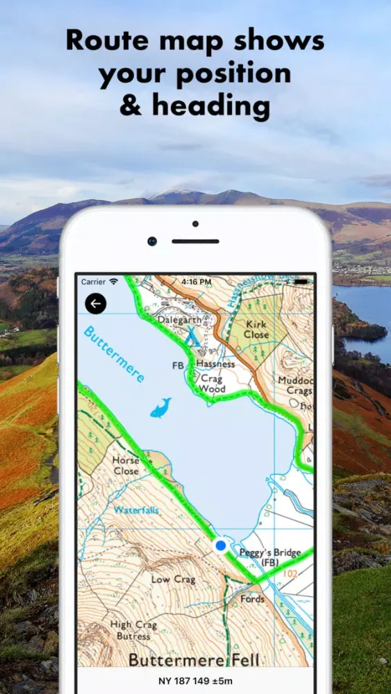 Zrzuty ekranu PathRanger Lake District Walks