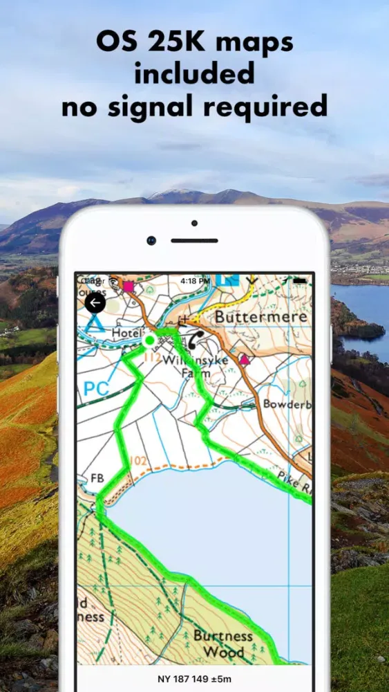 Zrzuty ekranu PathRanger Lake District Walks