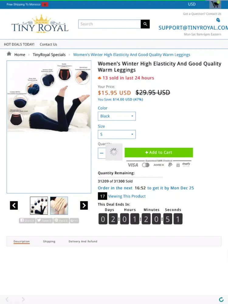 TinyRoyal Online Shopping iPad 應用截圖