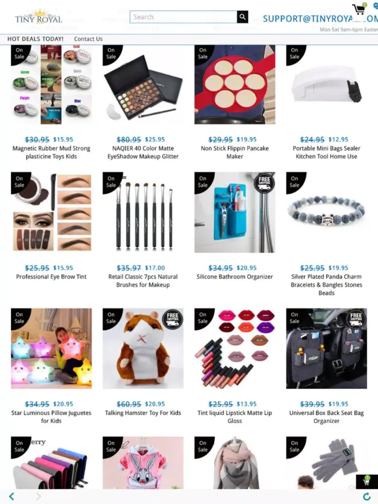 TinyRoyal Online Shopping iPad 應用截圖
