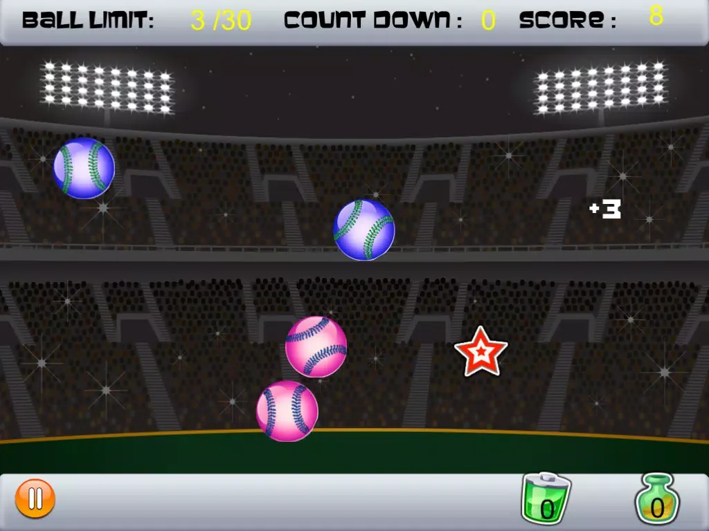 Epic Baseball Tap Madness - Glossy Balls Hitting Challenge iPad  Screenshots