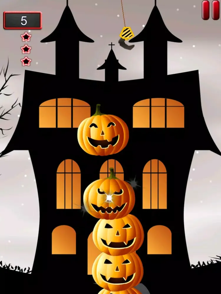 Creepy Funny Halloween Pumpkin Tower Stack iPad  স্ক্রিনশট