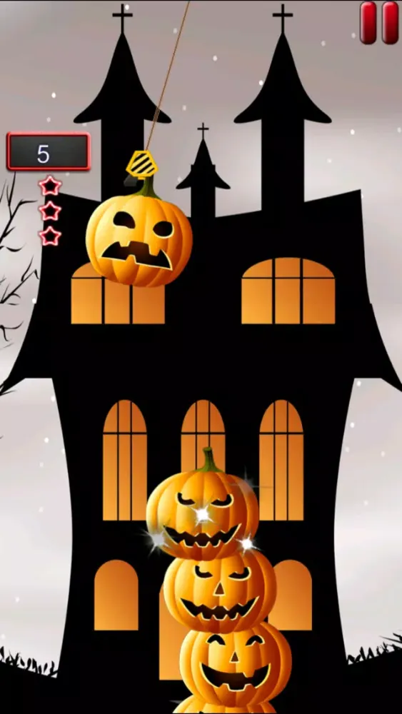 Creepy Funny Halloween Pumpkin Tower Stack স্ক্রিনশট