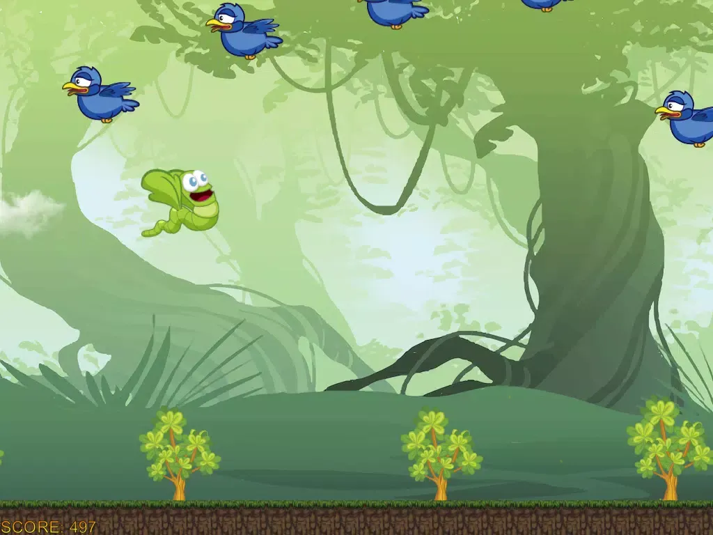 Screenshot di Flying Guardian Rush - Tappy Grub Mania iPad 