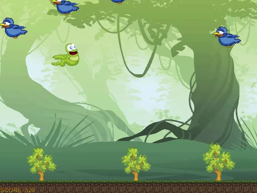 Screenshot di Flying Guardian Rush - Tappy Grub Mania iPad 
