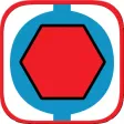 Hexagon Balls For Boys and Girls - In Blue Color Line You Stay
