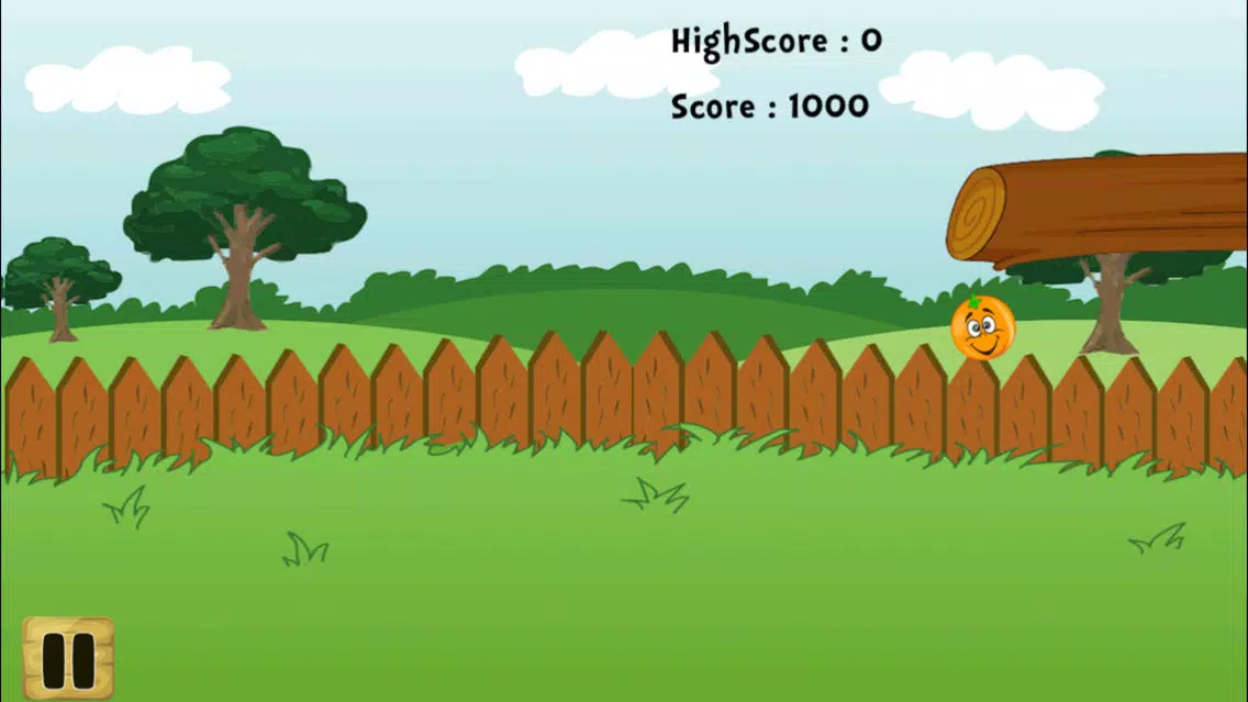 Capturas de tela do Orange Falling Blitz - Don't Drop The Fruit Survival Game