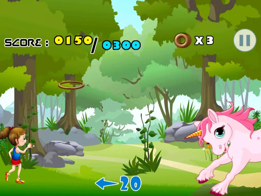 ภาพหน้าจอของ Shoot That Ponytails - A Cute Girl Tossing Challenge iPad 