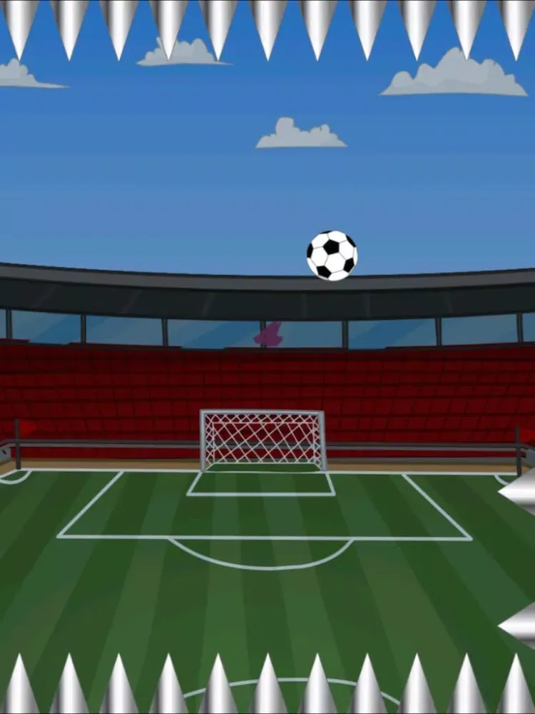 Capturas de tela do Spiked Soccer Ball - Flick Dodging Dash LX iPad 