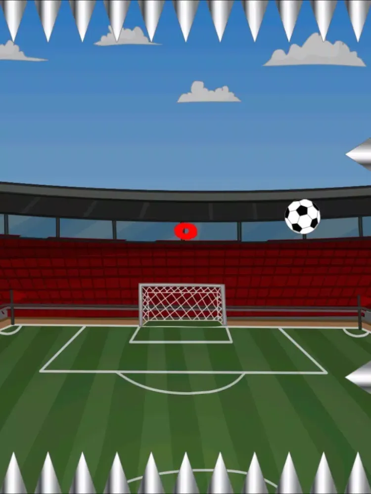 Capturas de tela do Spiked Soccer Ball - Flick Dodging Dash LX iPad 