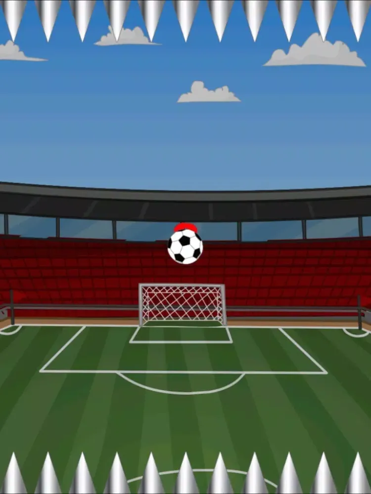 Capturas de tela do Spiked Soccer Ball - Flick Dodging Dash LX iPad 