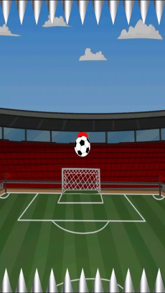 Capturas de tela do Spiked Soccer Ball - Flick Dodging Dash LX