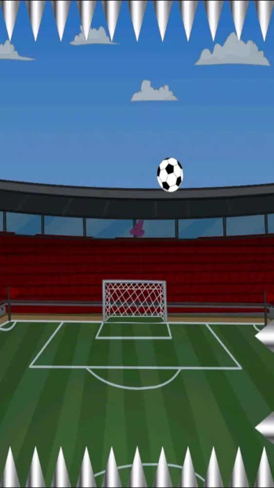 Capturas de tela do Spiked Soccer Ball - Flick Dodging Dash LX